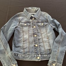 Mudd Girls Casual Button Up Long Sleeve Denim Jacket Girls Size 14