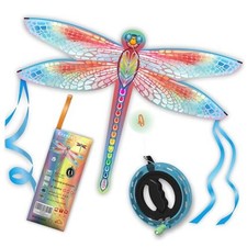 -Quadwing Bionic Flying Insect Kite-Butterfly 1 Crystal Dream Dragonfly