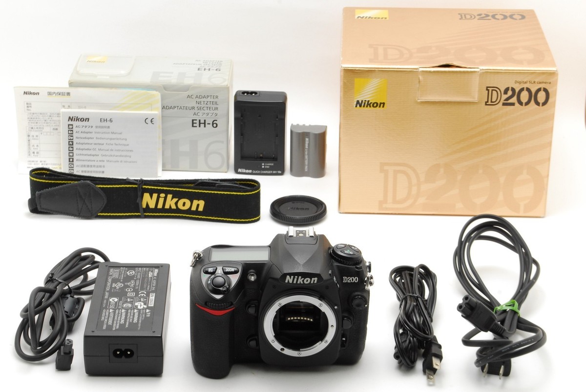 MINT] Shutter (6659 Shot) Nikon D200 10.2MP Digital SLR Camera
