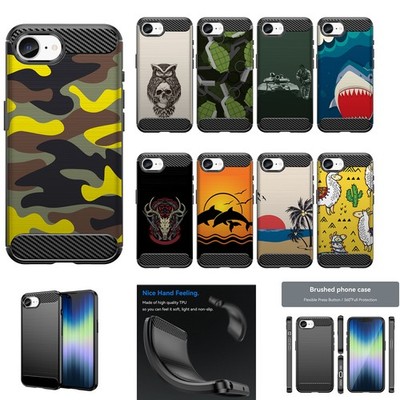 Case For [Apple iPhone 17E][Flex TPU Fiber SET5] Matte Black Flexible