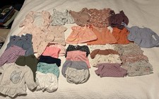 Carter's Baby Girl 6 Months Cotton Clothing Lot- 35 pieces
