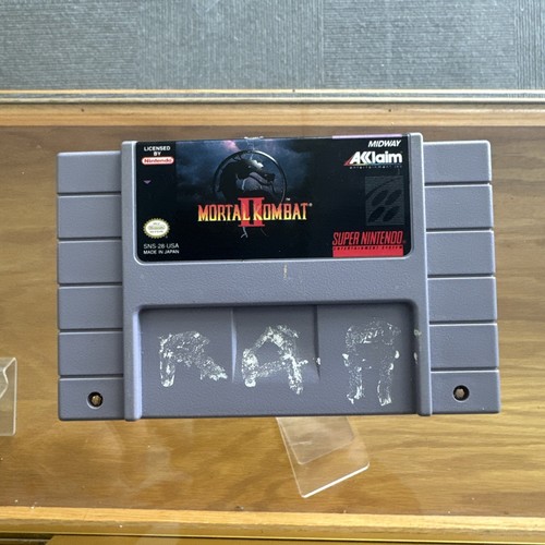 Mortal Kombat II (Super Nintendo SNES, 1994) 2 ORIGINAL getestet funktioniert - Bild 1 von 1