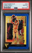 2020-21 Panini Flux - Rookies LaMelo Ball #201 Blue Mojo Prizm /99 (RC)