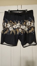 OLD NAVY Mens Printed Built-In Flex Board Shorts -- 8" inseam - Size 34