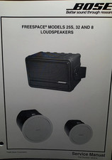 BOSE Freespace 8 25S 32 Speakers Service Manual Original