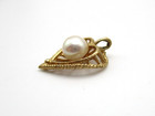 14K Yellow Gold Pearl Filigree Heart Pendant 1.4 Gr [P74] — photo 5