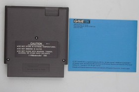 American Gladiators Nintendo NES Cartridge and Manual Tested and Working