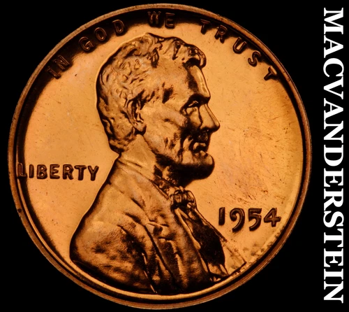 1954 Lincoln Wheat Cent- Choice Gem Proof Luster No Reserve #i8191
