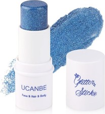UCANBE Blue Body Glitter Stick, Face Glitter for Singer Concerts B0D7PWS5LX