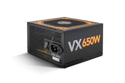 Urano VX 650W ATX PCNetzteil   80 PLUS Bronze, leiser 120mm Lüfter, flache Ka...