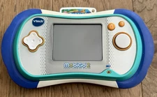 Vtech Mobigo 2 Touch Handheld Learning Game Kids System Working Blue Activity 