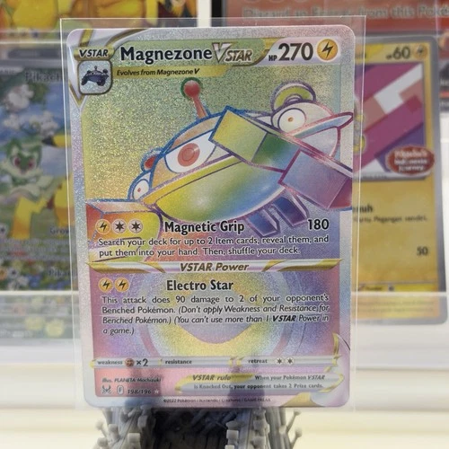 Magnezone VSTAR Rainbow Secret Ultra Rare Lost Origin Pokémon TCG Card 198/196