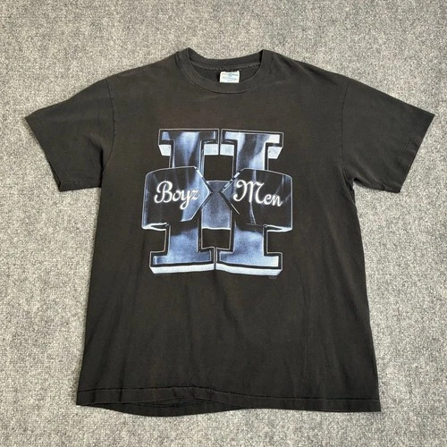 Vintage 1994 Boyz II Men II Graphic T-Shirt Black Size L 1990s vintage concert t-shirt, vintage, single stitch, B+ condition