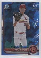 2022 Bowman Chrome Draft Sapphire Edition Brycen Mautz #BDC-124 3a1