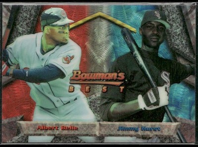 1994 Bowman's Best Mirror Image #98 Albert Belle/Jimmy Hurst Indians White Sox