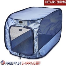 Portable Soft-Sided Dog Kennel Pop Up Crate Collapsible Travel Pet Carrier New