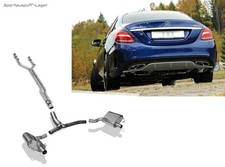Fox Edelstahl Duplex Race-Sportauspuffanlage ab Kat Mercedes C-Klasse 205 C43AMG