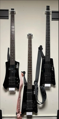 Steinholder Steinberger bass wall mount (white)