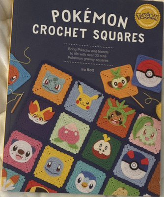 David & Charles Pokémon Crochet Squares Pattern Book by Ira Rott