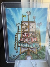 2025 Topps Disneyland 70th Anniversary Original Artist Signed Sketch Card #1/1