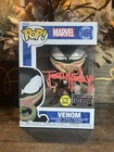 Funko Pop! Marvel VENOM GLOW IN THE DARK Vinyl Figure Signed New Todd McFarlane