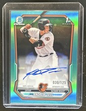 2026 Bowman Andrew Tess Chrome Auto Aqua Refractor 1st Prospect #/125 Orioles