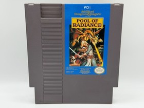 Pool of Radiance NES Nintendo Entertainment System CIB Box Manual AD&D