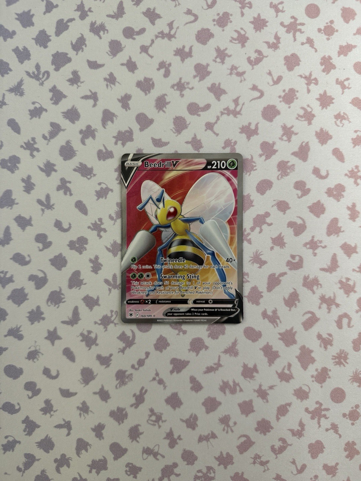 Pokemon TCG: Astral Radiance Beedrill V 160/189