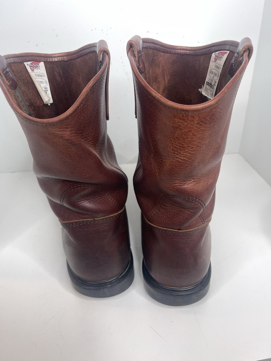 Red Wing Pecos 1132 Men\'s Size 12D Leather Boots USA Made Dark Brown 1132 Red Wing | eBay main image 4