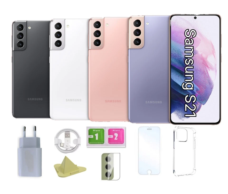 Samsung Galaxy S21 5G - 128 256 GB - DUAL - Phantom Grau, Rosa, Weiß