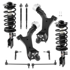 10x Front Struts w/Control Arms Sway Bar Tie Rod Kit for Chevy Equinox 2010-2017