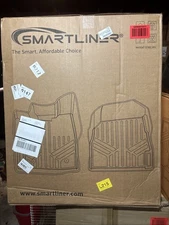 SMARTLINER Custom Fit Floor Mat 1st Row 2020-2024 Ford Transit (Vinyl Flooring)