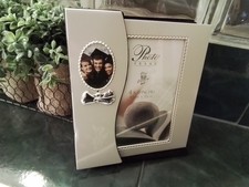 Graduation Photo Album/Frame 4 6 Holds 48 Photos Silver w/Black Velvet NEW Gift