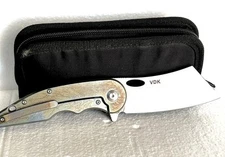 VDK KNIVES WAR ADMIRAL CUSTOMIZED CLEAVER KNIFE FOLDER