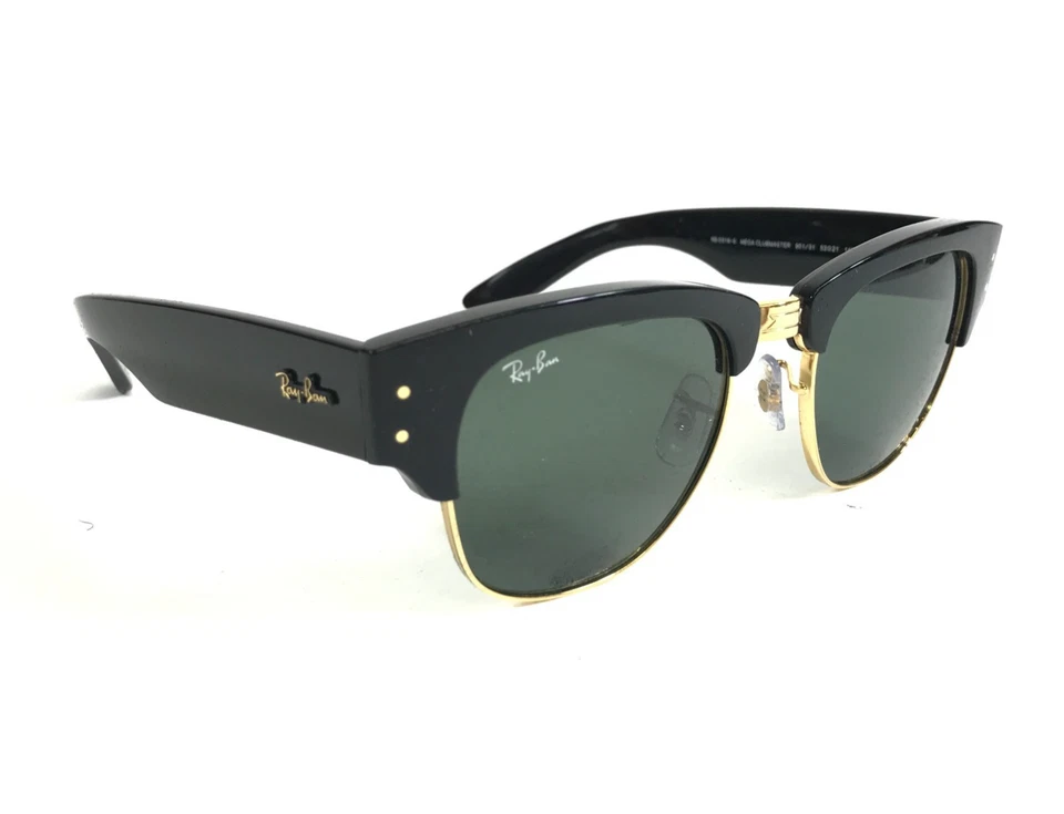 Gafas de sol Ray-Ban RB0316-S MEGA CLUBMASTER 901/31 negro dorado con lente G-15 53 mm Foto 3 de 4