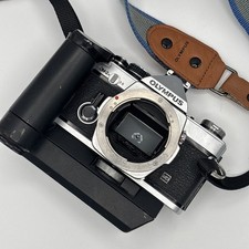 Olympus OM-2n Vintage 35mm SLR Film Camera Body  Winder 1 Motor Drive Tested