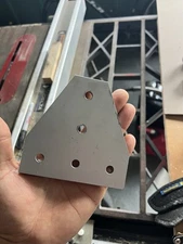 80/20 45-4340 5 Hole Tee Joining Plate This Is For 100 Pieces