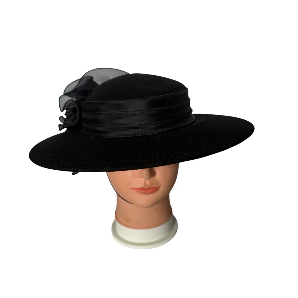 Sonni San Francisco 100% Wool Derby Hat Black | eBay display picture 3