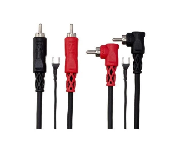 Hosa CRA-201PB Stereo Interconnect Dual RCA to Dual Piggyback RCA Cable - 3.3 - Image 2 of 4