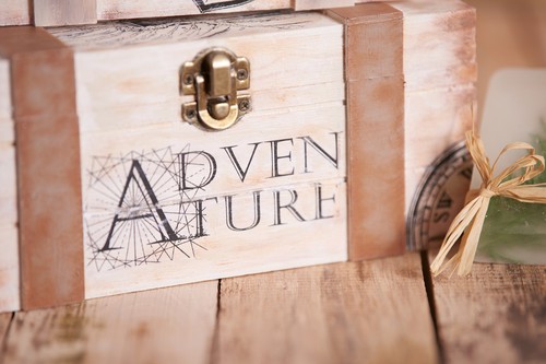 VBS Schatztruhen 2er-Set Schatzkiste mit Metallverschluss Holzkiste Holzbox - Bild 3 von 7