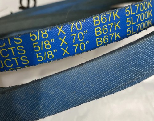 Huskee Heavy Duty Series 5/8”x70”V-Belt Blue aramid B67K/5L700K - Picture 5 of 6