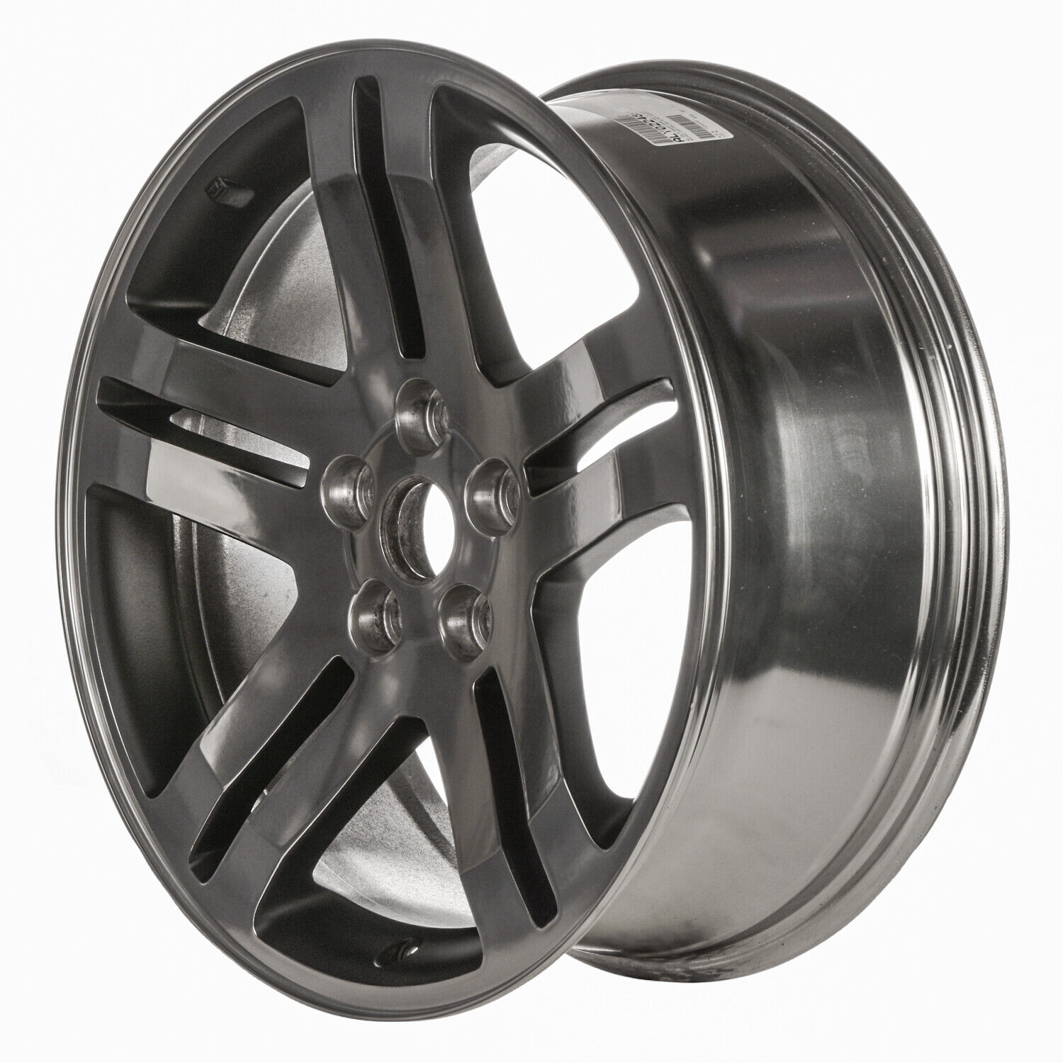 Reconditioned 18x7.5 Polished and Painted Black Wheel fits 560-02248