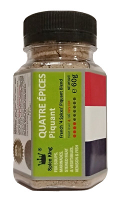 Quatre Epices Piquant Spice King French 4 Spices Blend Seasoning 60 g 2.1 oz