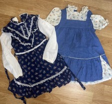 Forget Me Note Sears Vintage Baby Girl Dress 2 Pcs Prairie Girl 3-12mo. M