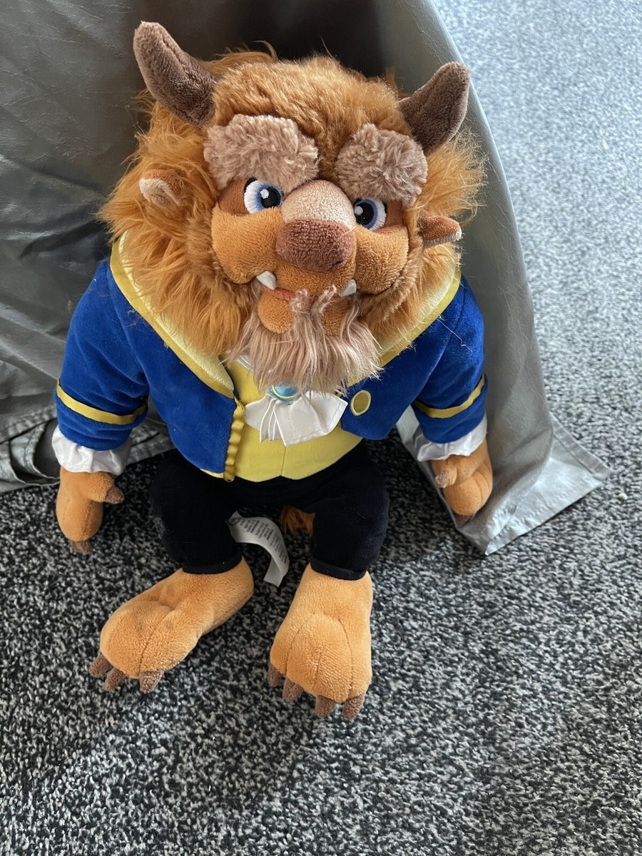 Beauty the Beast Plush Genuine Original Authentic Disney Store Large 16”  BEAST