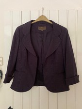 Fenn Wright Mason Jacket Uk Size 14. Dark Purple. New And Unworn