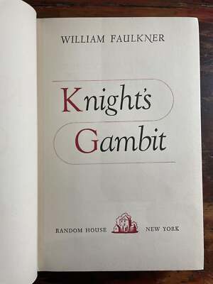 William Faulkner / Knight's Gambit 1st Edition 1949 | eBay