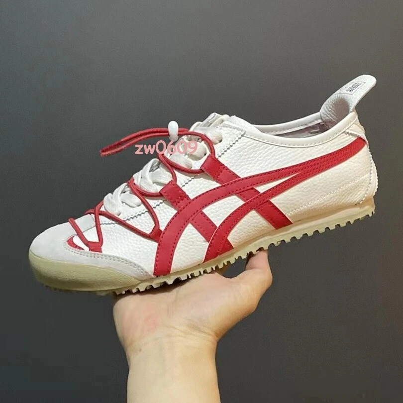 Classic 2025 Onitsuka Tiger Mexico 66 White/Red Retro Running
