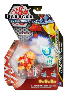 Bakugan Evolutions 2022 Platinum Power True Metal Nano colossus riptide siphon