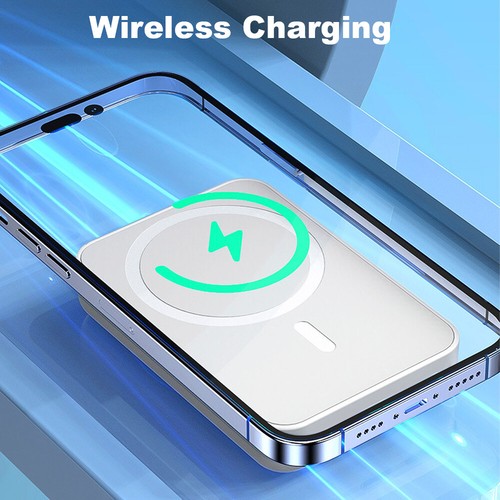 20000mAh Magnetic Power Bank Wireless Backup Battery for iPhone 16/15/14/13/12 - Picture 7 of 13